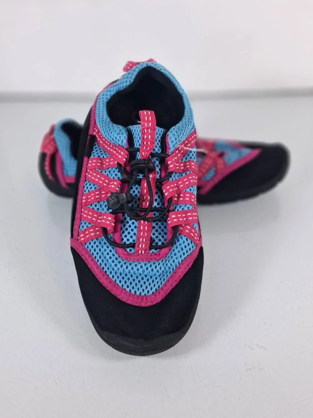 Northside Brille II Water Shoes Big Girls Size 4 Pink Turquoise Bungee Cord
